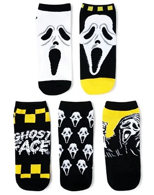 Multi-Pack Ghost Face Socks 5 Pack - Scream