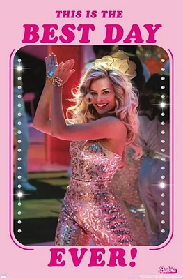 Barbie Best Day Ever Poster - Barbie the Movie