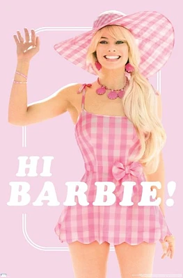 Hi Barbie Movie Poster - Barbie the Movie