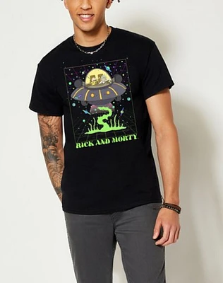 Rick and Morty Spaceship T Shirt