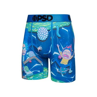 Rick and Morty Blue Warp Boxer Briefs