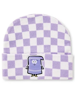 Towelie Checkered Knit Beanie Hat - South Park