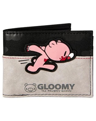 Gloomy Bear Badge Bifold Wallet - Gloomy Bear