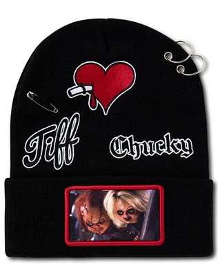 Chucky and Tiffany Hardware Cuff Beanie Hat