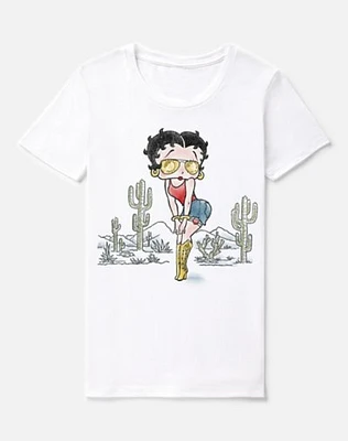 Betty Boop Western T Shirt