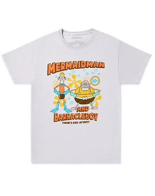 Mermaid Man and Barnacle Boy T Shirt