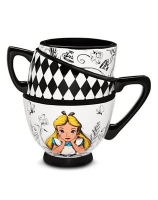 Alice in Wonderland Stacked Coffee Mugs - 20 oz.