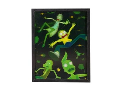 Rick and Morty Lenticular Sign