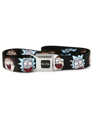 Rick and Morty Faces Seat Belt Belt