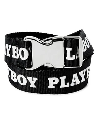 Playboy Buckle Web Belt