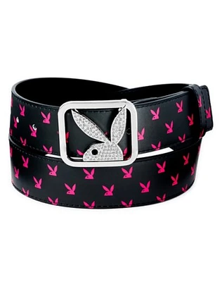 Black Half Playboy Bunny Belt