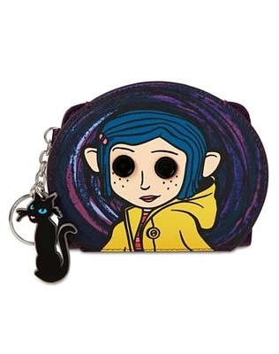 Coraline Face Circle Zip Wallet