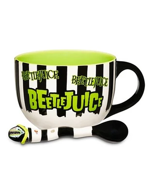 Beetlejuice Soup Mug with Spoon - 24 oz.