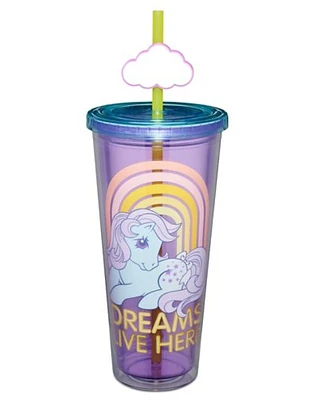 Rainbow Unicorn Cup with Straw Charm - My Little Pony