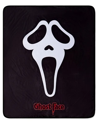 Ghost Face Mask Fleece Blanket