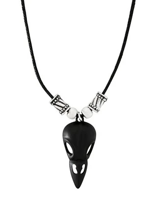 Raven Skull Pendant Necklace