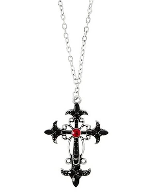 Gothic Cross Pendant Necklace