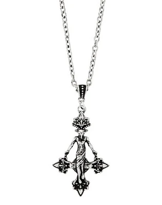 Baphomet Cross Pendant Necklace