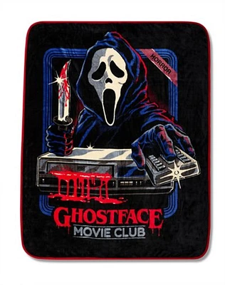 Ghost Face Movie Club Fleece Blanket