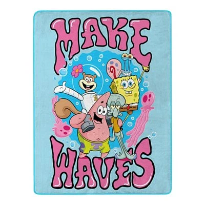 SpongeBob SquarePants Make Waves Fleece Blanket
