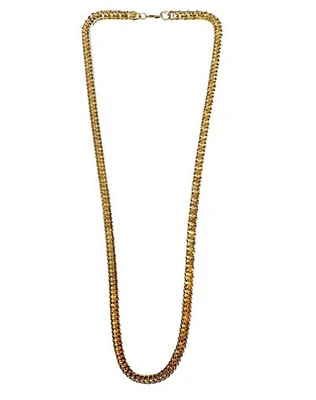 Goldtone Woven Chain Necklace