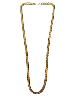 Goldtone Curb Chain Necklace