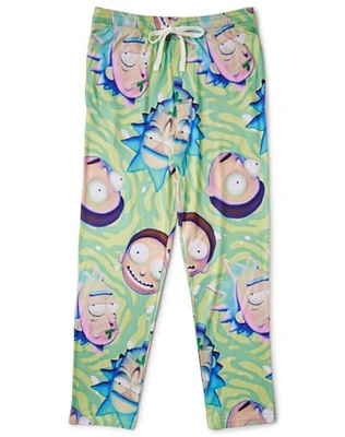 Rick and Morty Green Spiral Lounge Pants