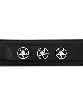 Pentagram Buckle Cuff Bracelet