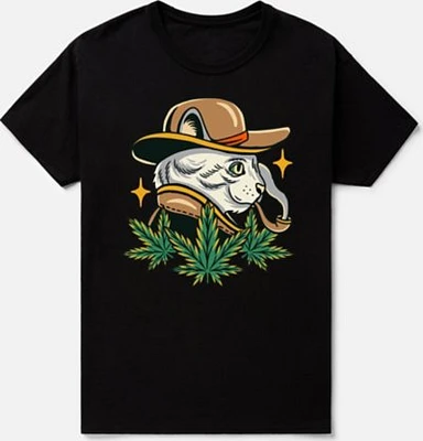 Cannabis Cat T Shirt