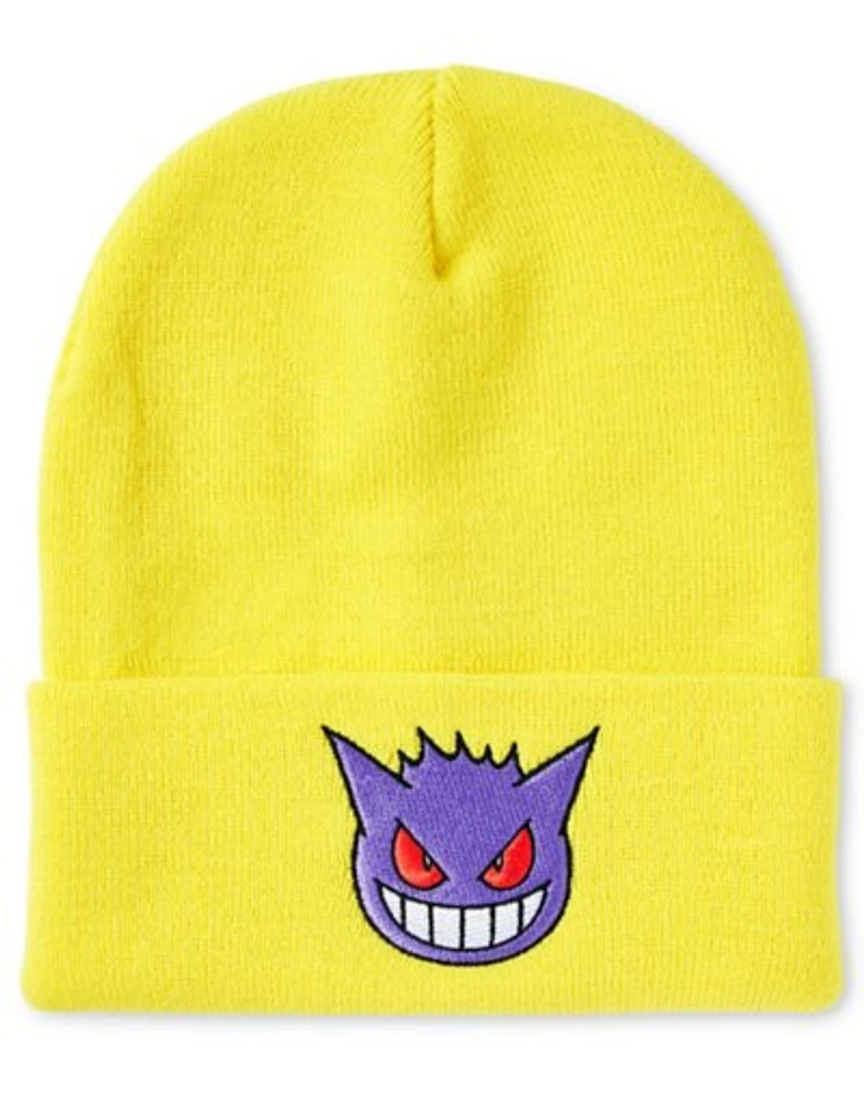 Yellow Gengar Cuff Beanie Hat - Pokmon