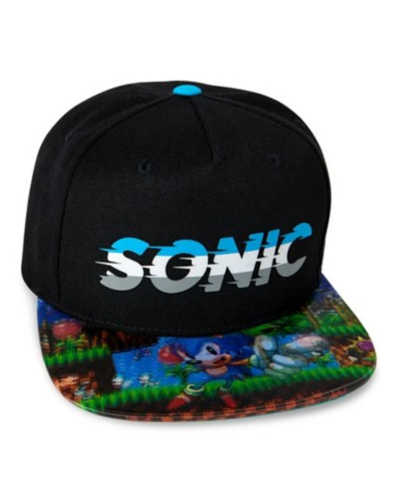 Sonic the Hedgehog Lenticular Brim Snapback Hat