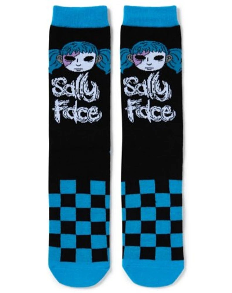 Sally Face Checkered Crew Socks -