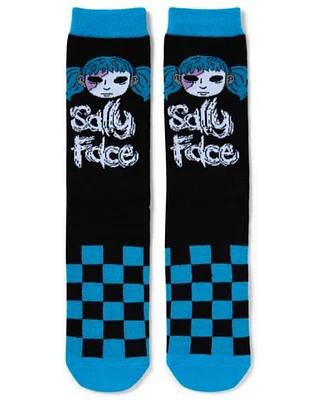 Sally Face Checkered Crew Socks -