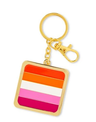 Lesbian Pride Flag Keychain