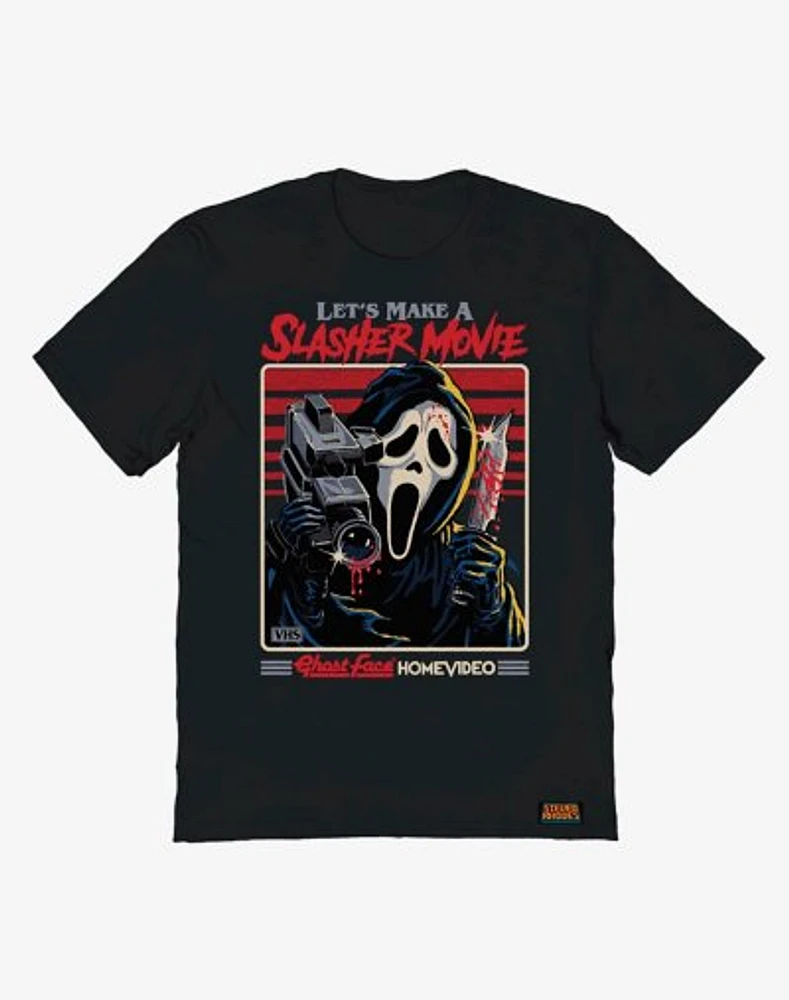 Let's Make a Slasher Movie Ghost Face T Shirt