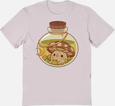 Mushroom and Frog Jar T Shirt