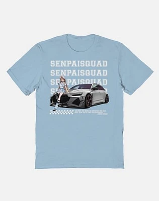 Senpai Squad Racer Girl T Shirt
