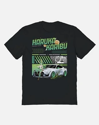 Haruka Karibu Green Car T Shirt