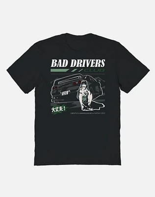 Black Bad Drivers Club T Shirt