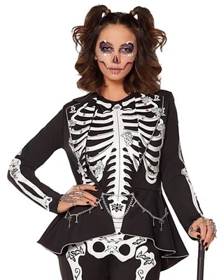 Adult Skeleton Plus Size Costume