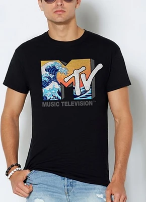 Wave Logo MTV T Shirt