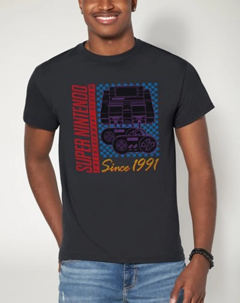 Super Nintendo 1991 T Shirt