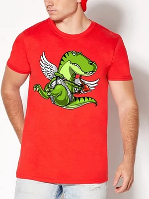 Cupid Dinosaur T Shirt