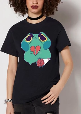 Broken Heart Frog T Shirt