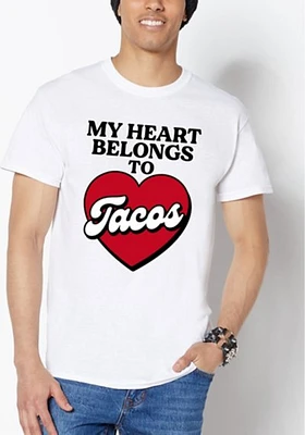 My Heart Belongs to Tacos T Shirt