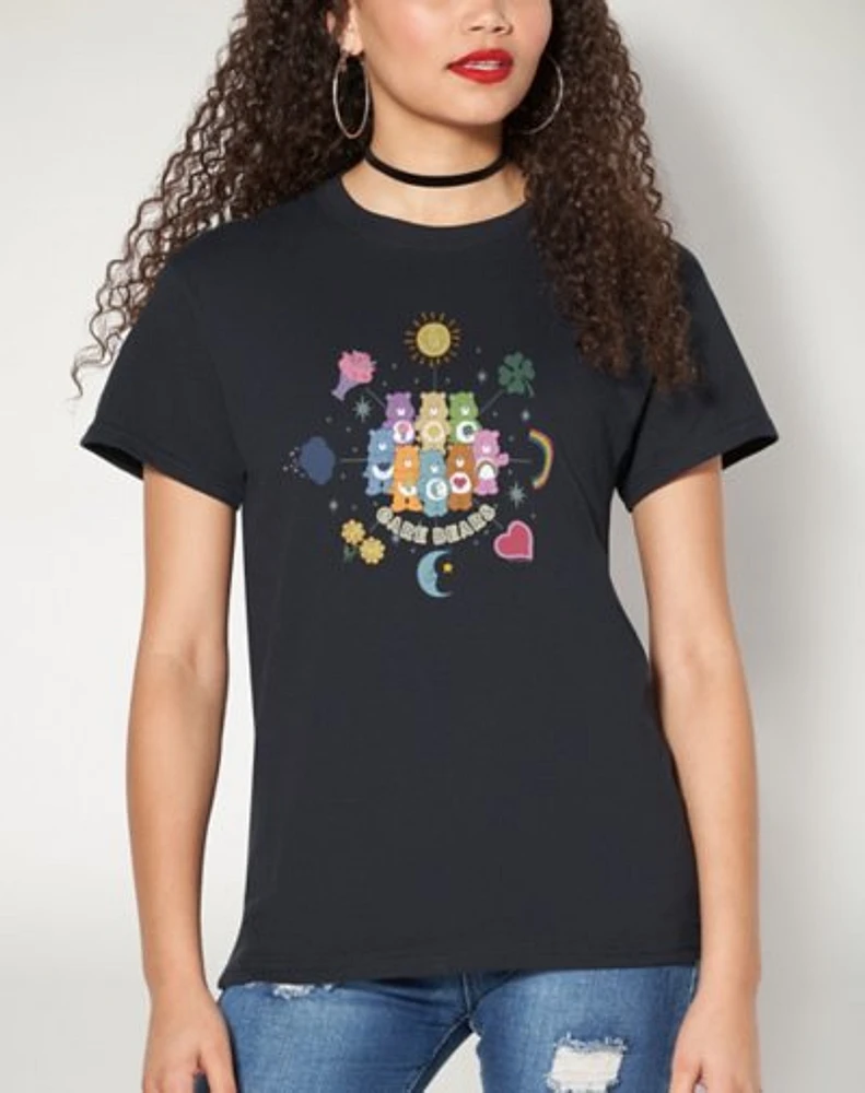 Black Care Bears Icon T Shirt