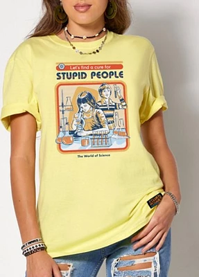 Cure for Stupid People T Shirt