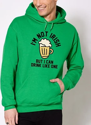 Green I'm Not Irish Hoodie