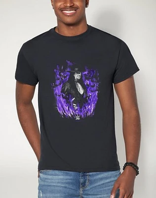 Purple Flame Undertaker T Shirt