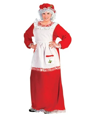 Adult Plus Size Mrs. Claus Costume